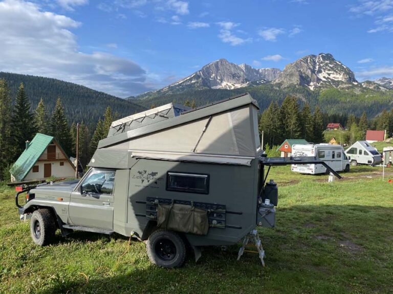 Autocamp Mlinski Potok: Am nächsten Morgen scheint die Sonne